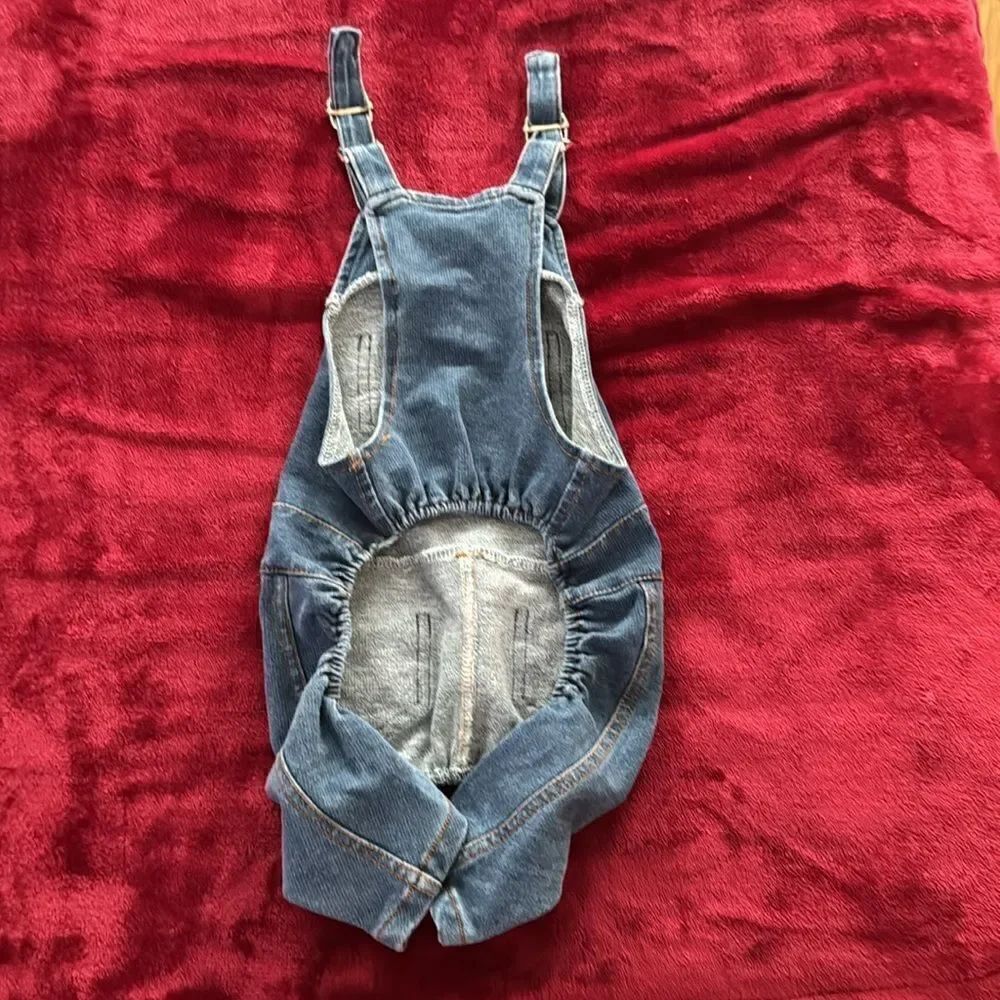 BLUE JEANS DOG OVERALLS Size Small - Picture 4 of 4